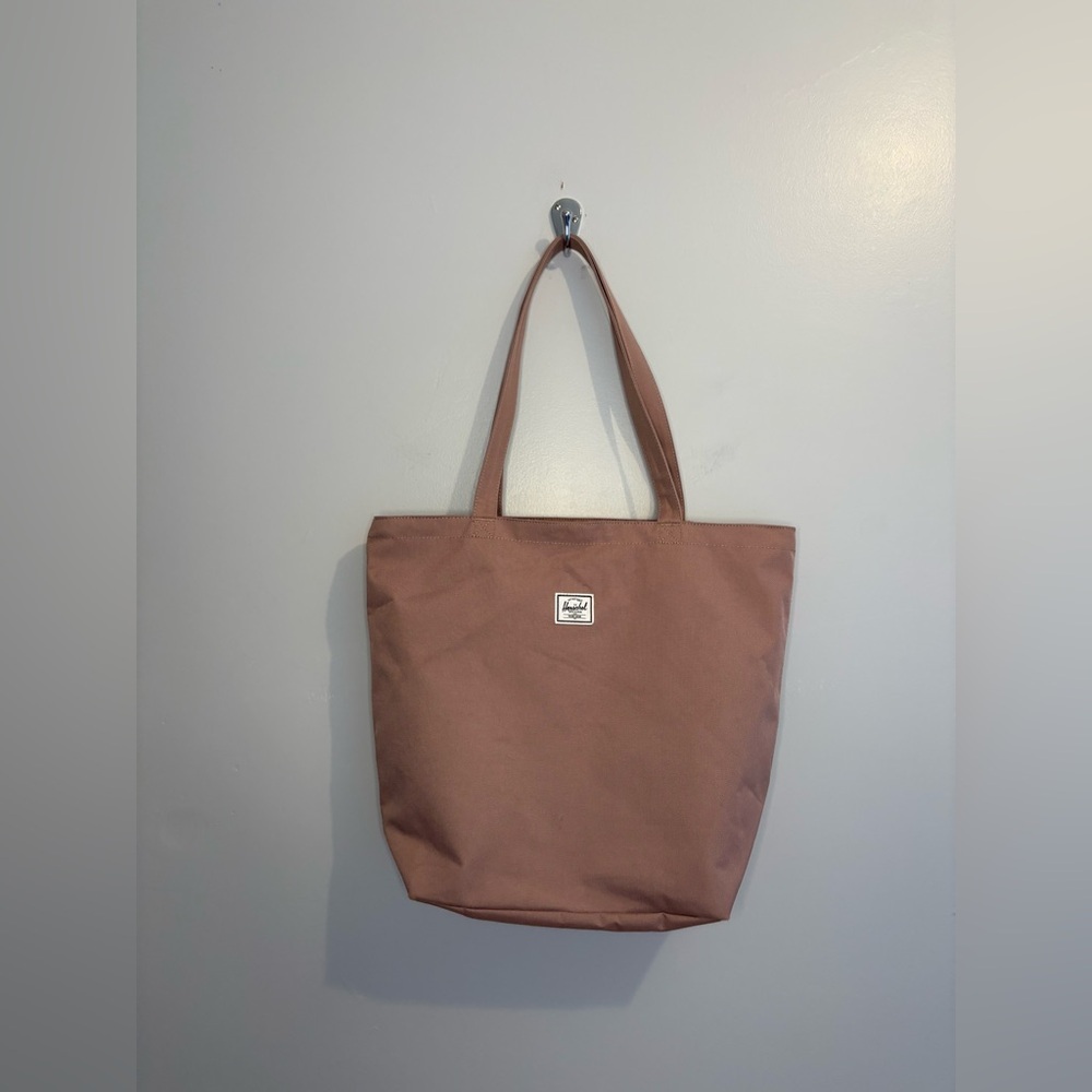Herschel Supply Co. Classic Tote Bag Ash Rose Pink Zippered Closure School Vacay